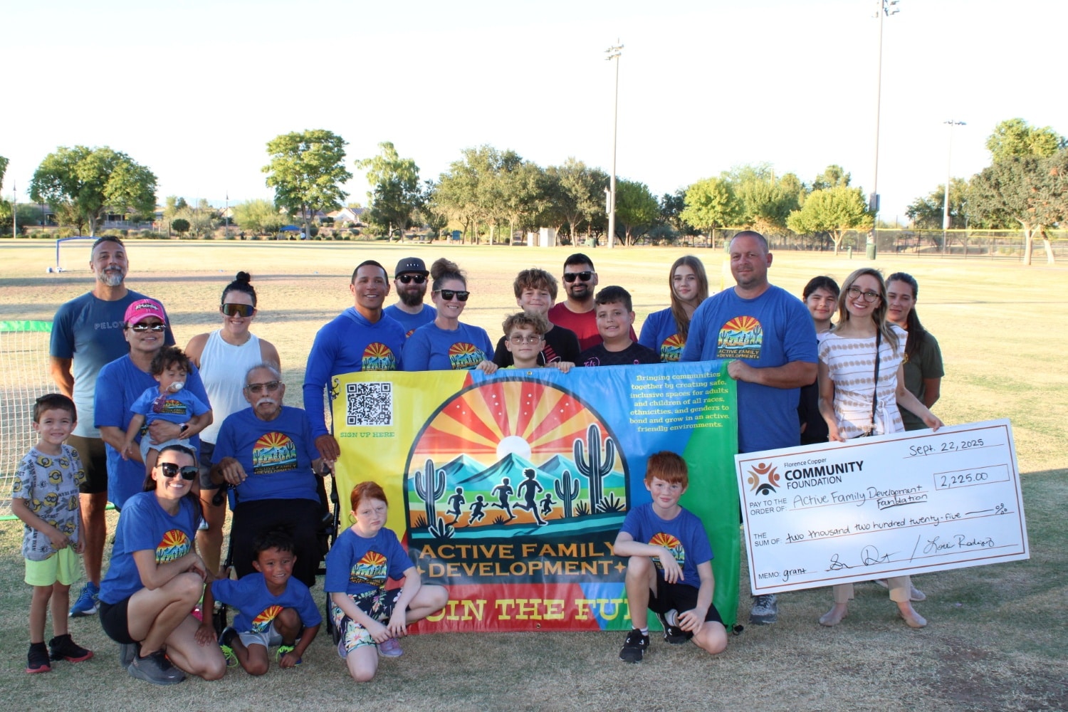 Florence Copper Grant Helps Active Family Development Expand Free Programs for Families and Youth.