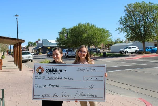 Florence Copper Community Foundation Supports Local Diaper and Formula Bank.